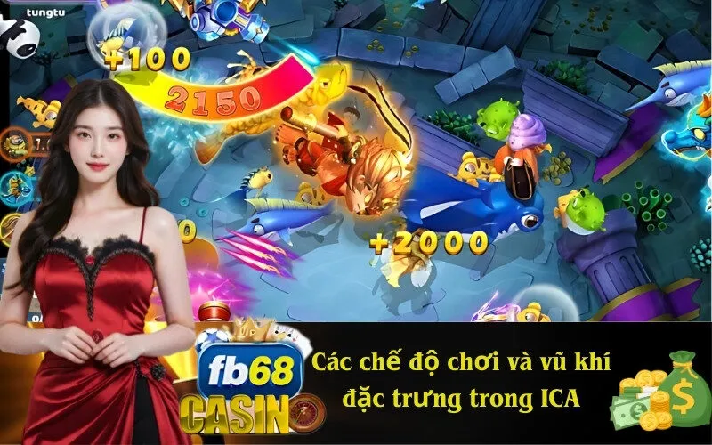 Các chế độ chơi và vũ khí đặc trưng trong ICA