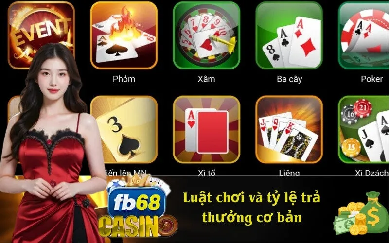 Luật chơi và tỷ lệ trả thưởng cơ bản