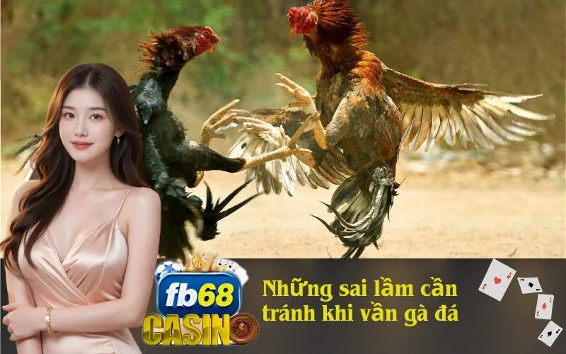 Những sai lầm cần tránh khi vần gà đá