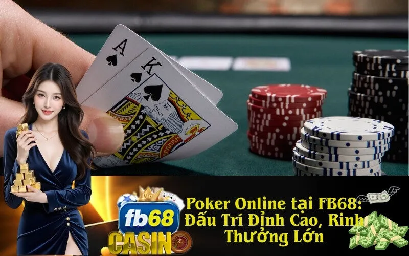 Poker Online tại FB68: Đấu Trí Đỉnh Cao, Rinh Thưởng Lớn